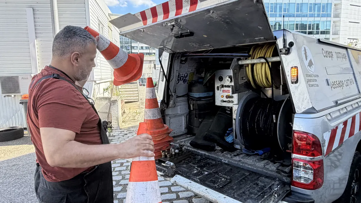 Matériel d'inspection caméra et de curage de 3D Assainissement à Aubervilliers